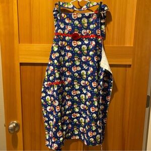 Festive Snowman Handmade Apron